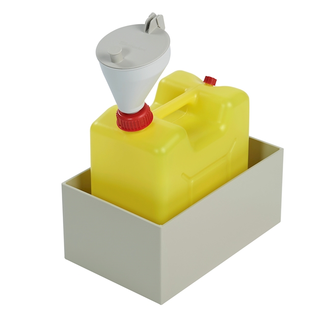 Waste system 1place white